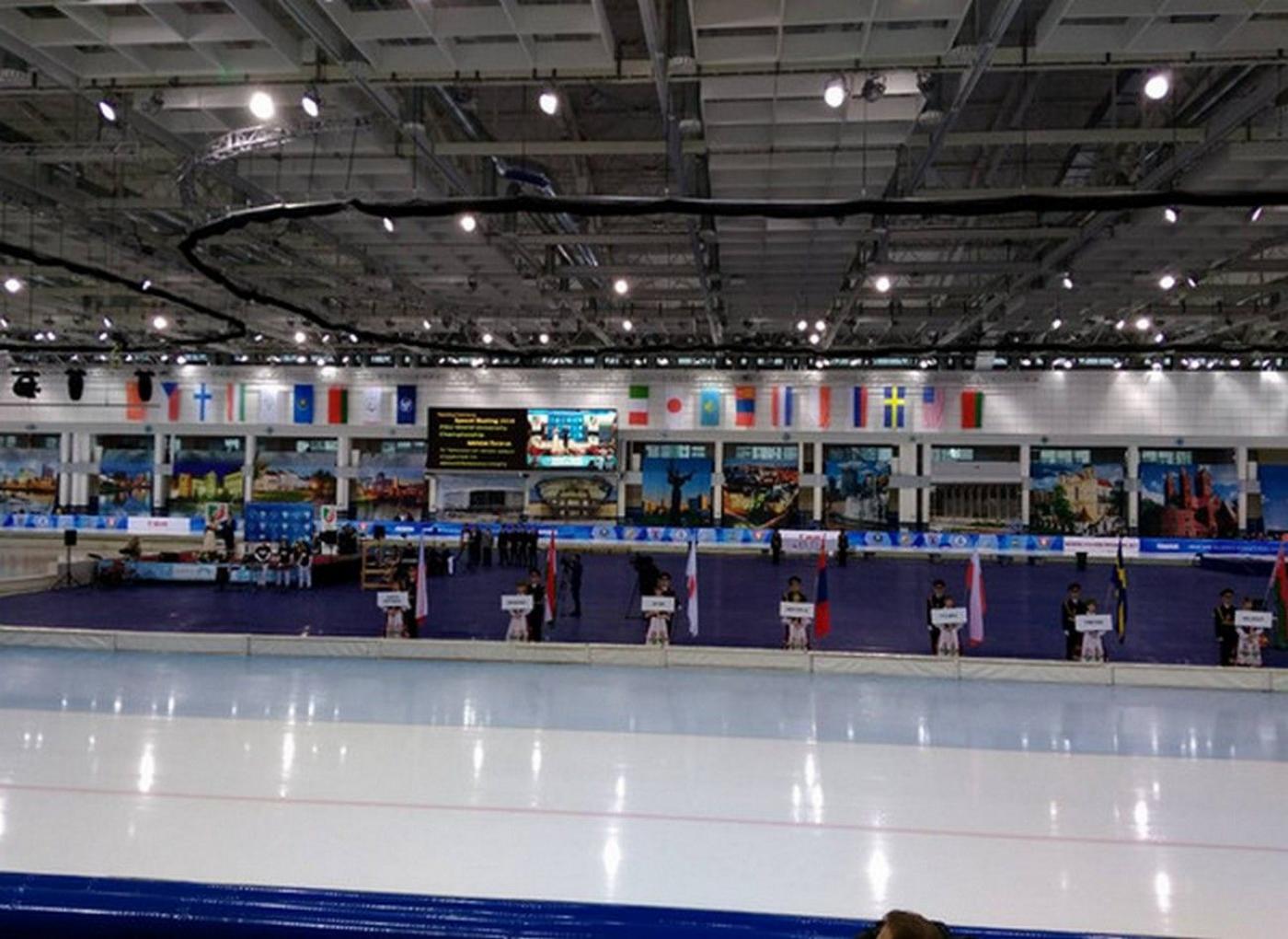 Студенты  АТФ посетили соревнования  4-го Чемпионата мира среди студентов по конькобежному спорту